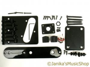 BLACK TELECASTER BODY PARTS KIT